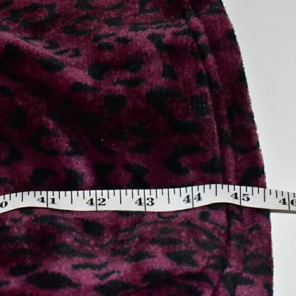 Natori Plush Animal Print Wrap Robe Size S - Picture 5 of 5